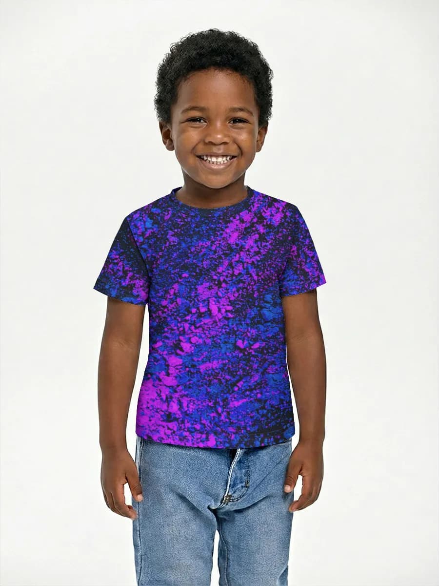 Boys' basic cotton T-shirt