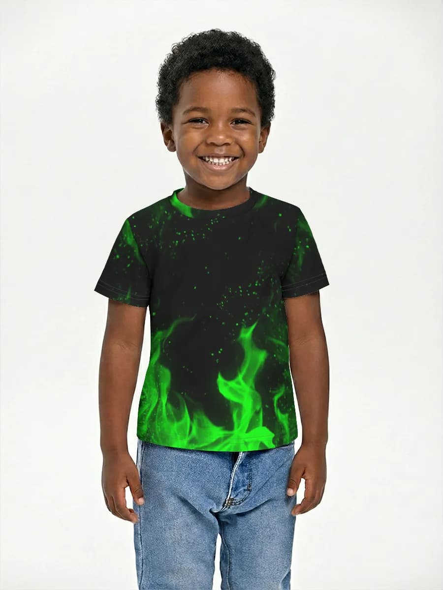 Camiseta Básica de Algodón Niño