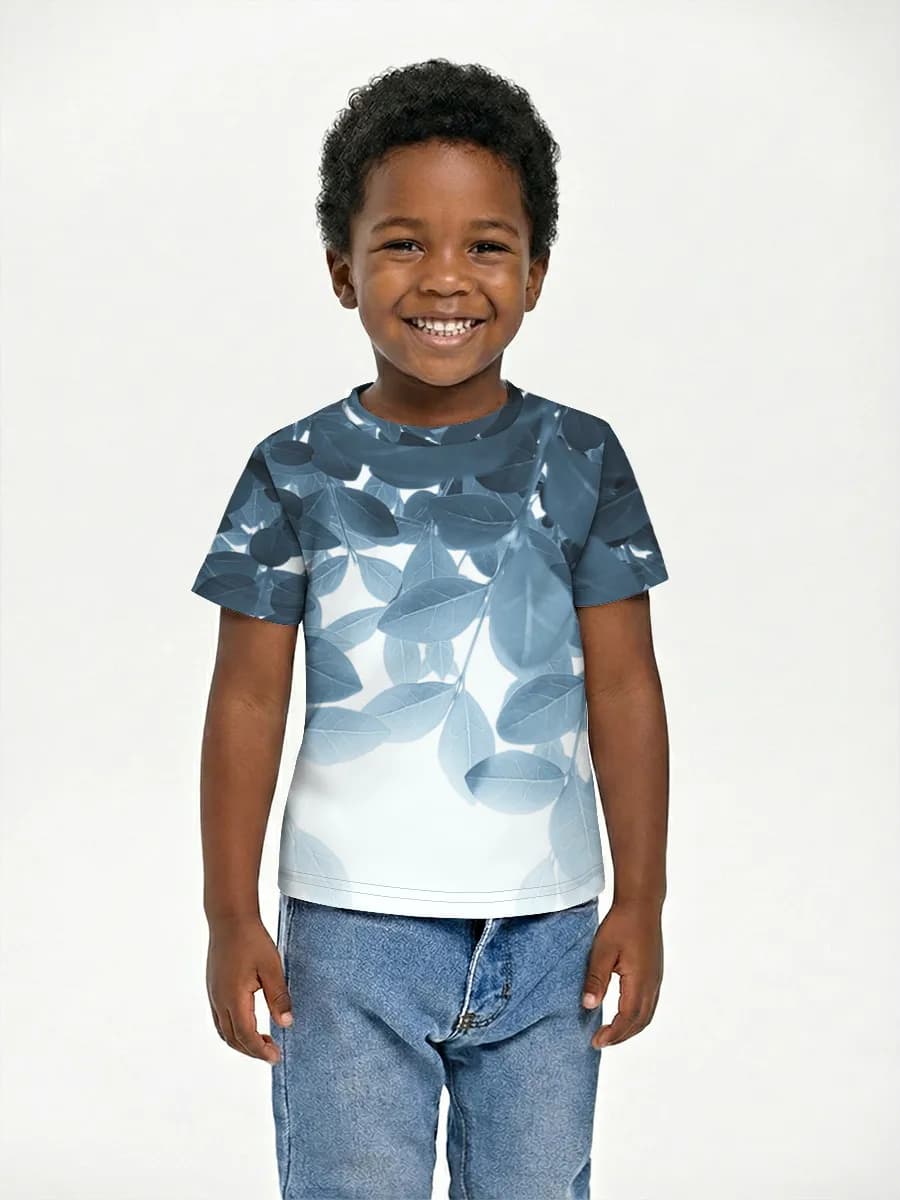 Boys' basic cotton T-shirt
