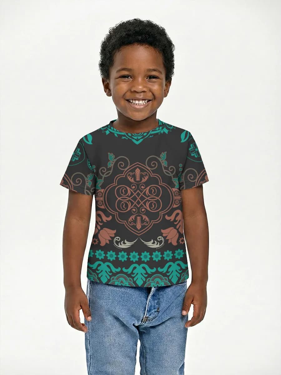 Camiseta Básica de Algodón Niño
