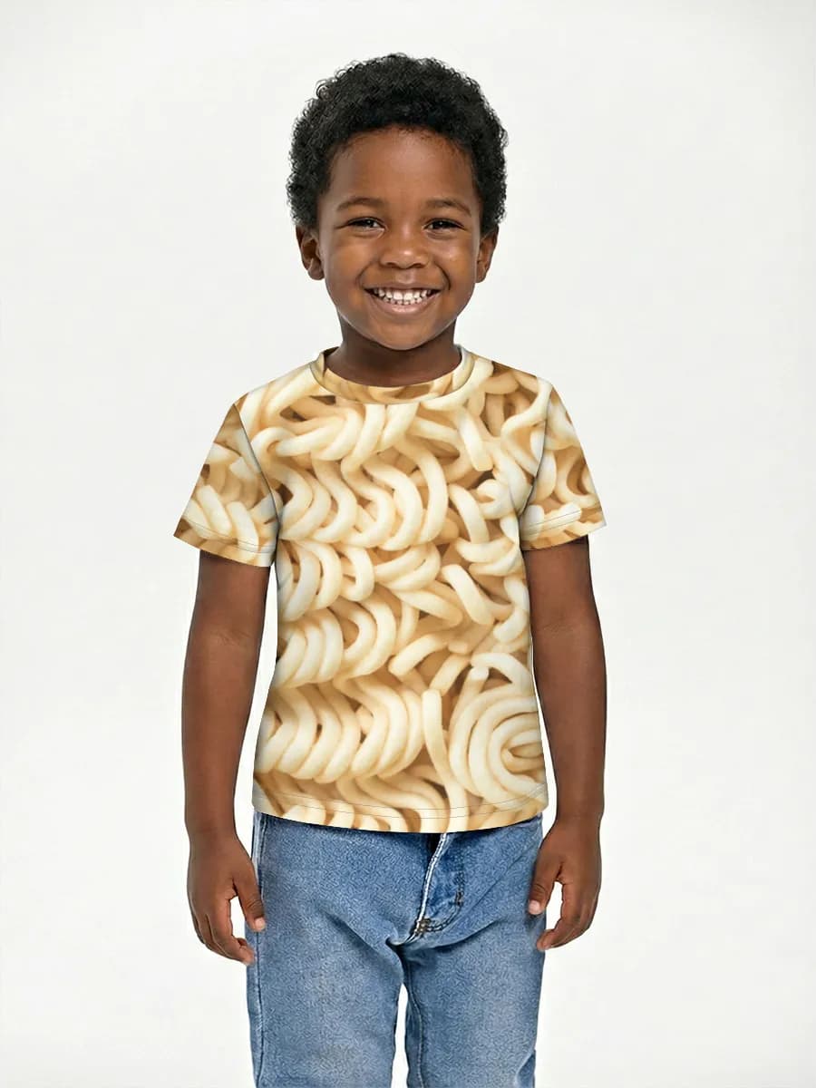 Boys' basic cotton T-shirt