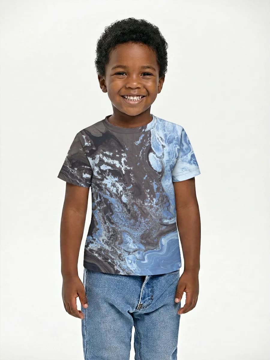 Boys' basic cotton T-shirt