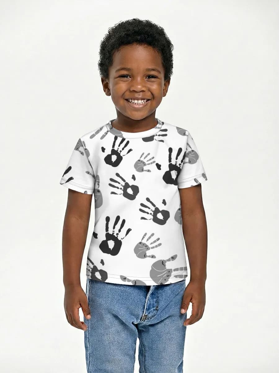 Boys' basic cotton T-shirt