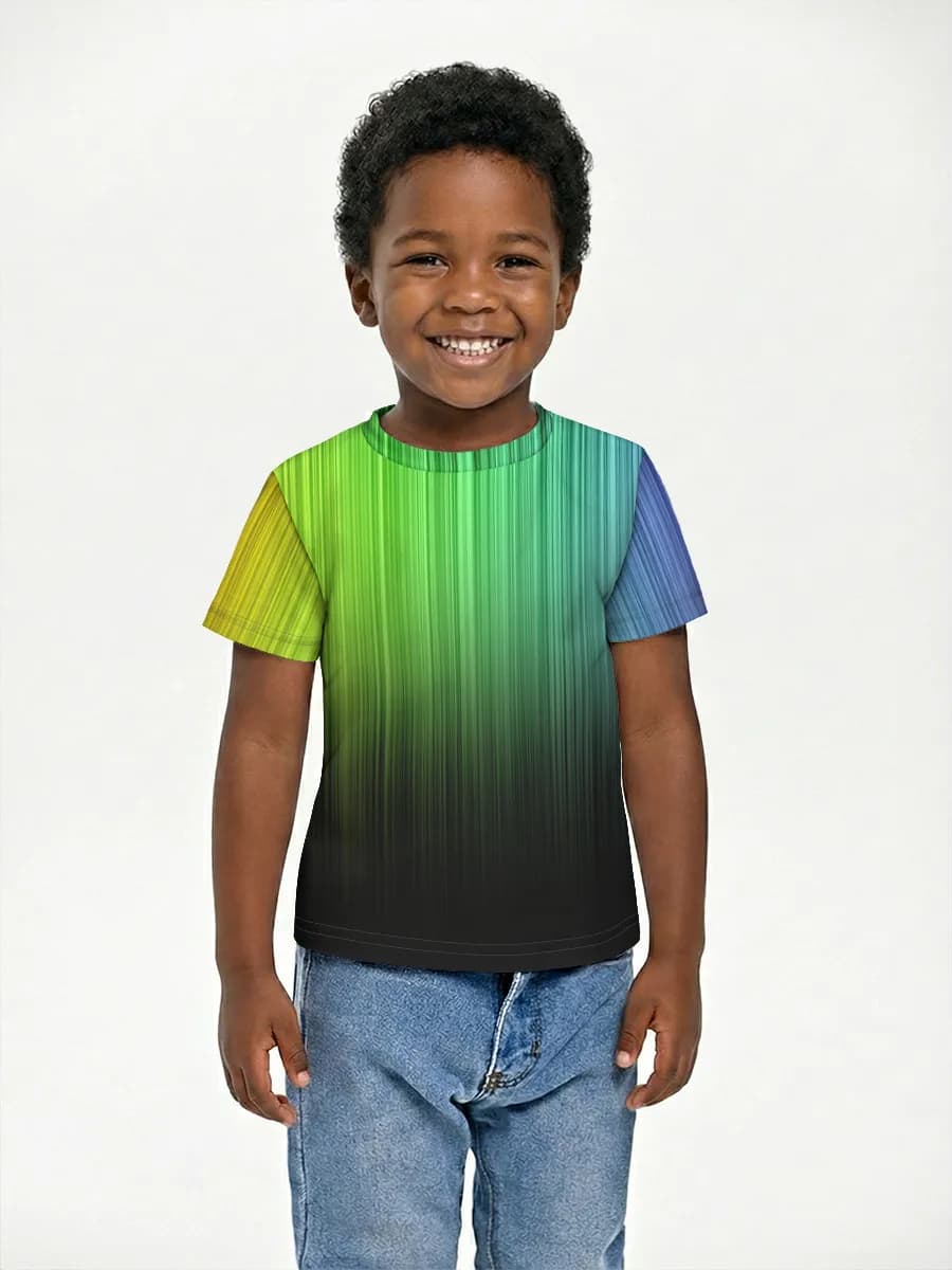 Boys' basic cotton T-shirt