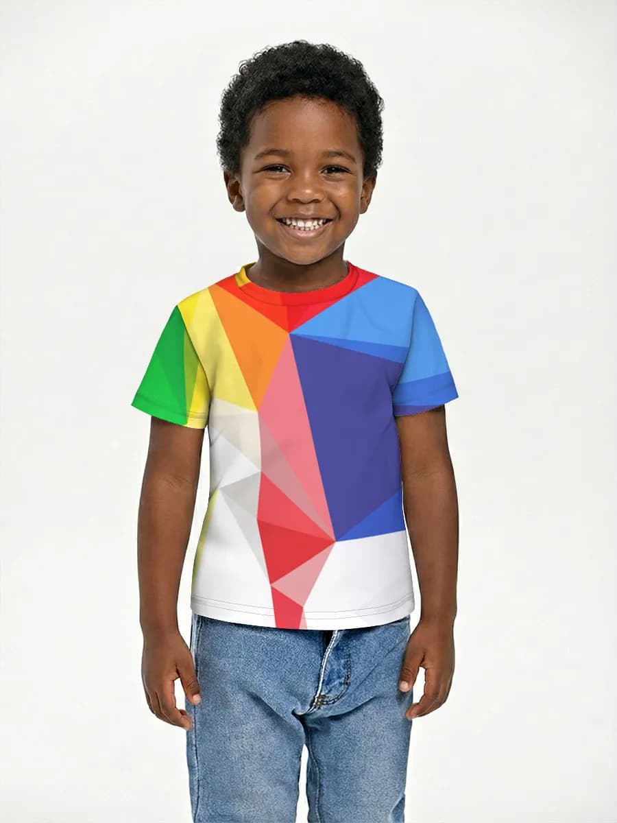 Camiseta Básica de Algodón Niño