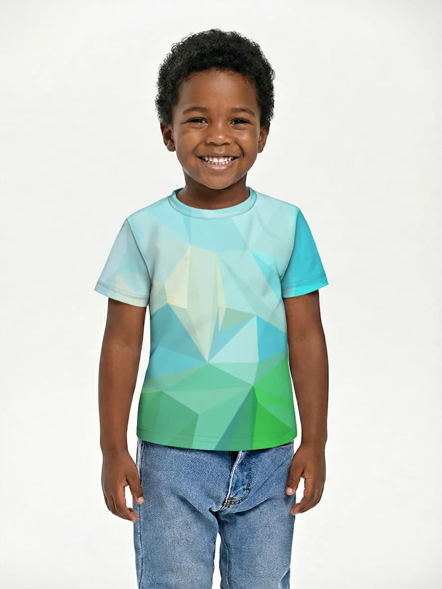 Basic Baumwoll-T-Shirt Jungen