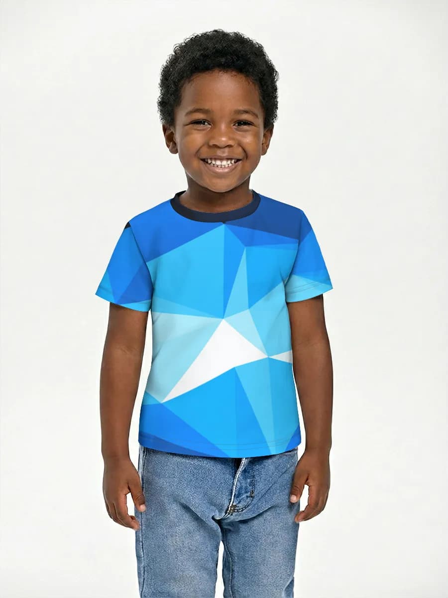 Basic Baumwoll-T-Shirt Jungen