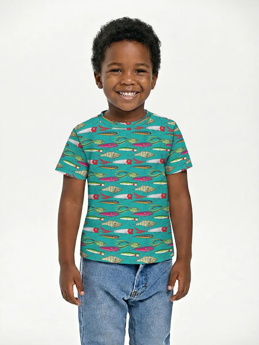 Camiseta Básica de Algodón Niño
