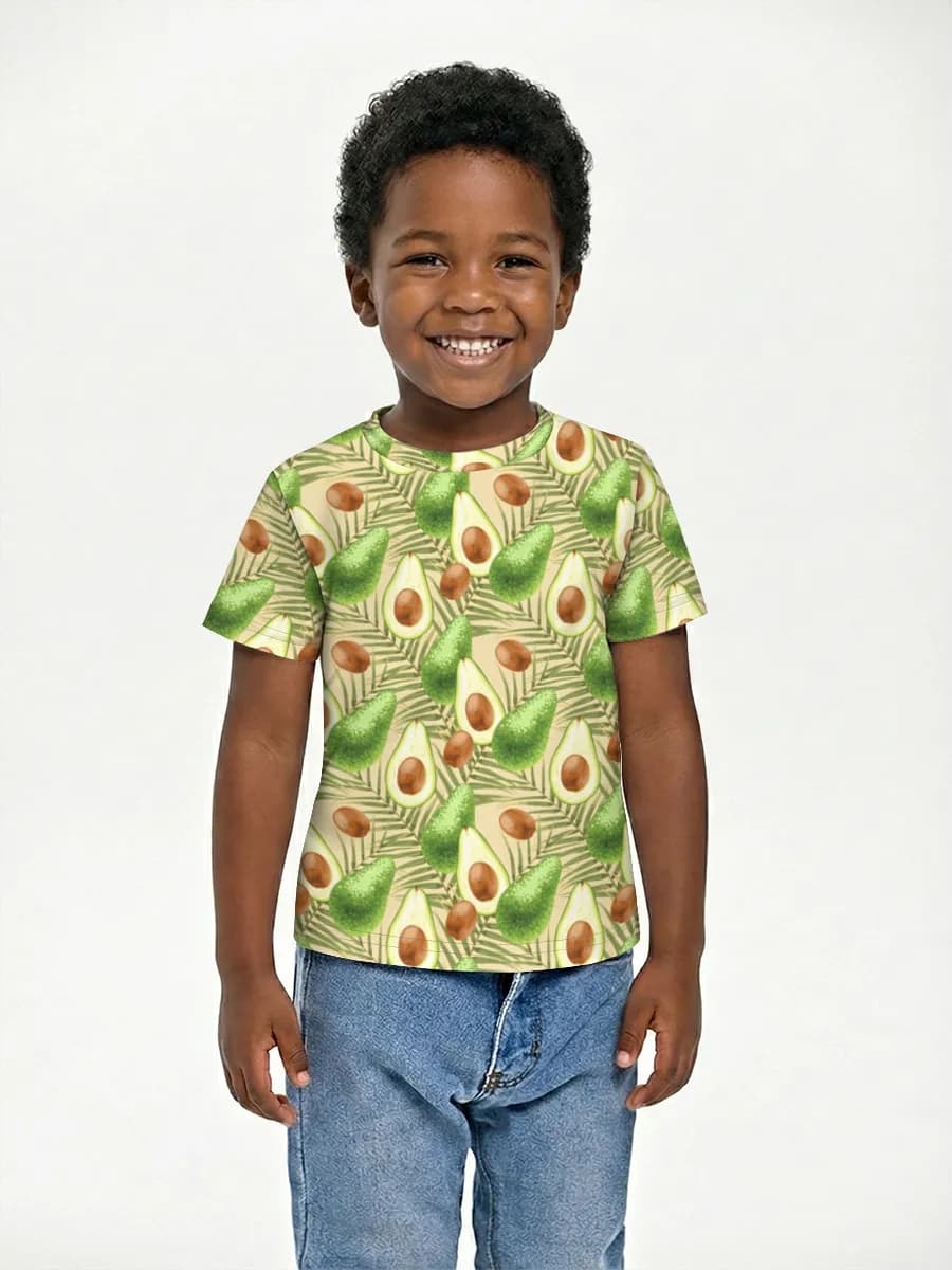 Basic Baumwoll-T-Shirt Jungen
