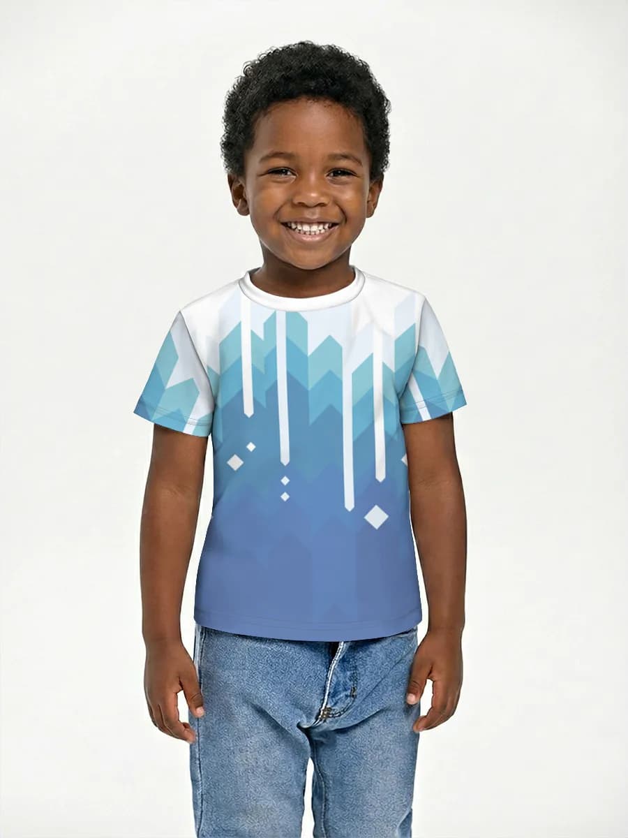 Boys' basic cotton T-shirt