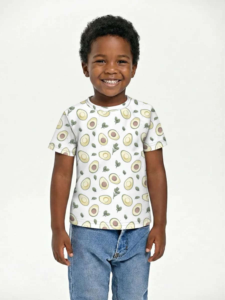 Camiseta Básica de Algodón Niño