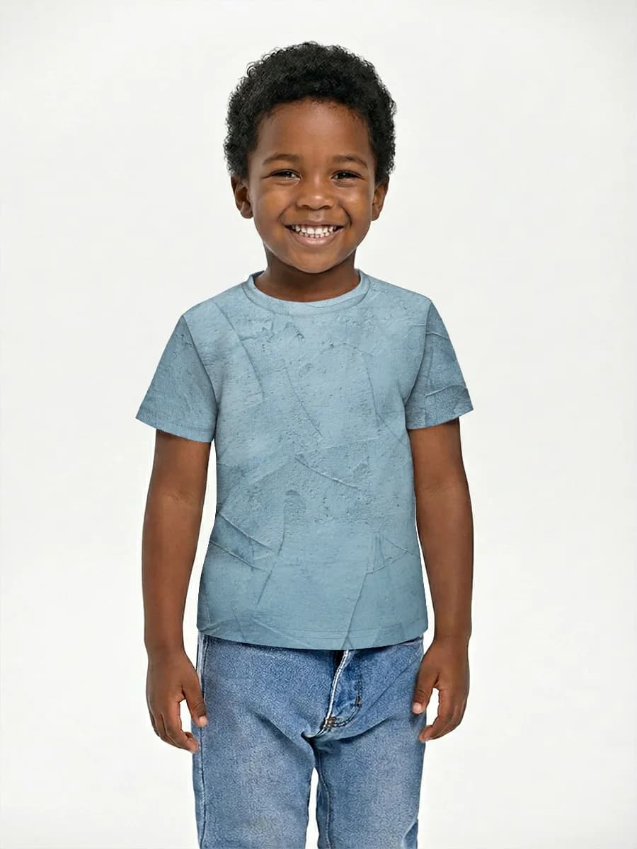 Boys' basic cotton T-shirt