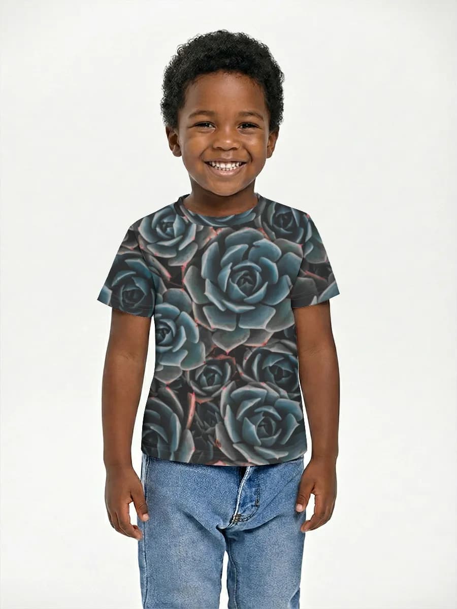 Camiseta Básica de Algodón Niño