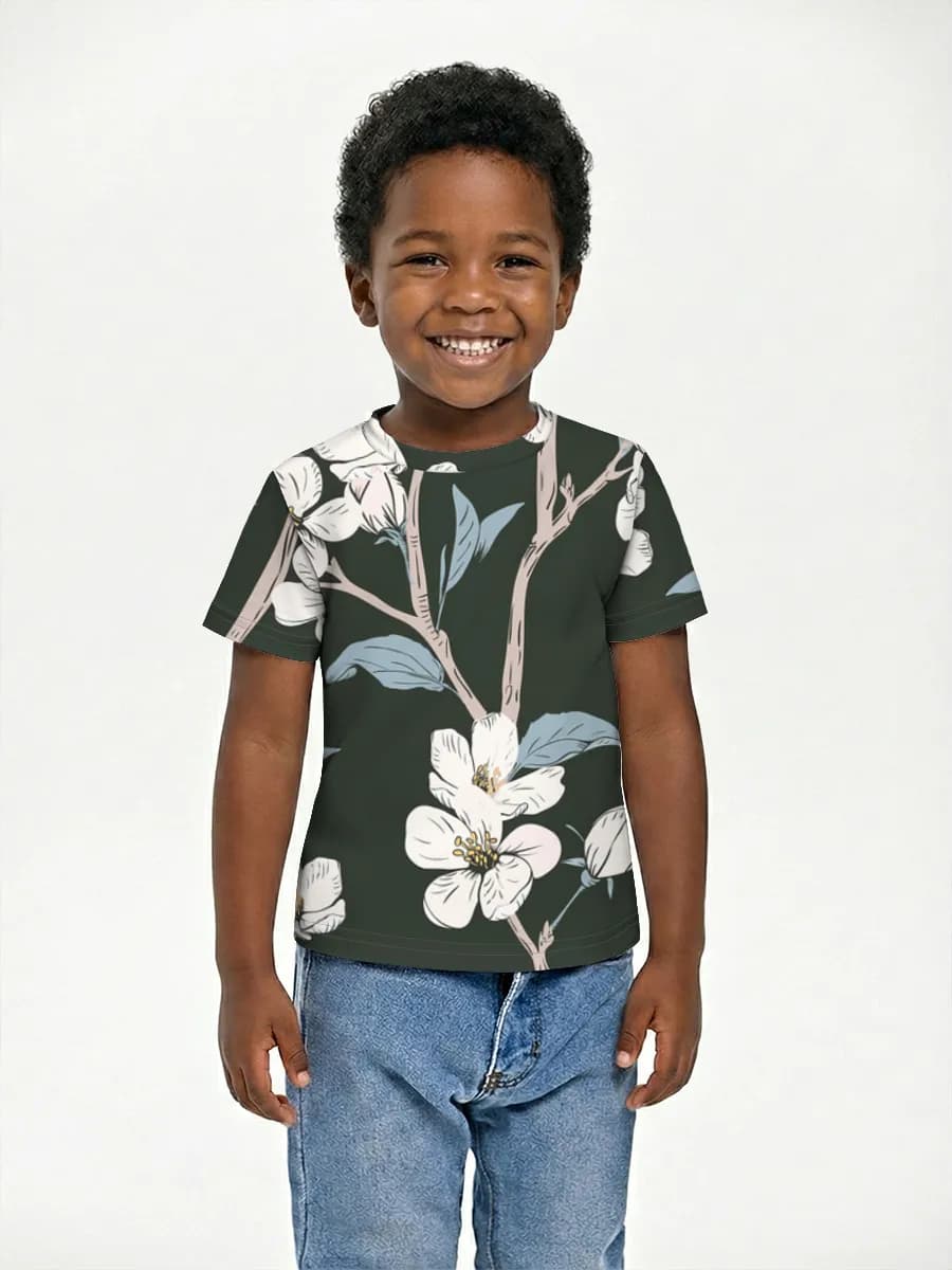 Camiseta Básica de Algodón Niño
