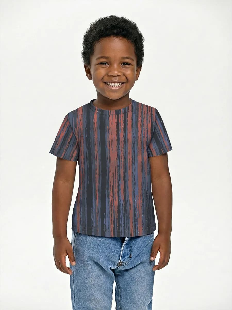 Boys' basic cotton T-shirt