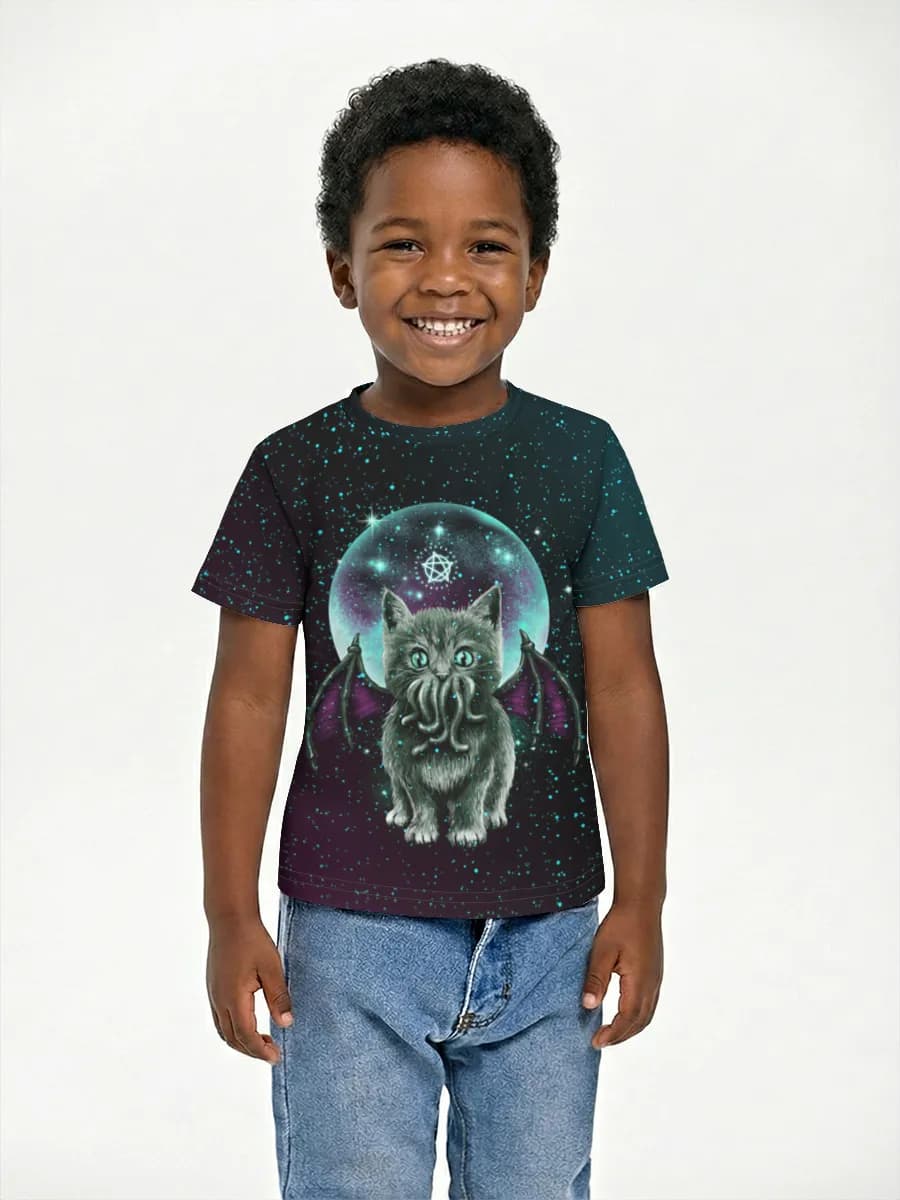 Boys' basic cotton T-shirt