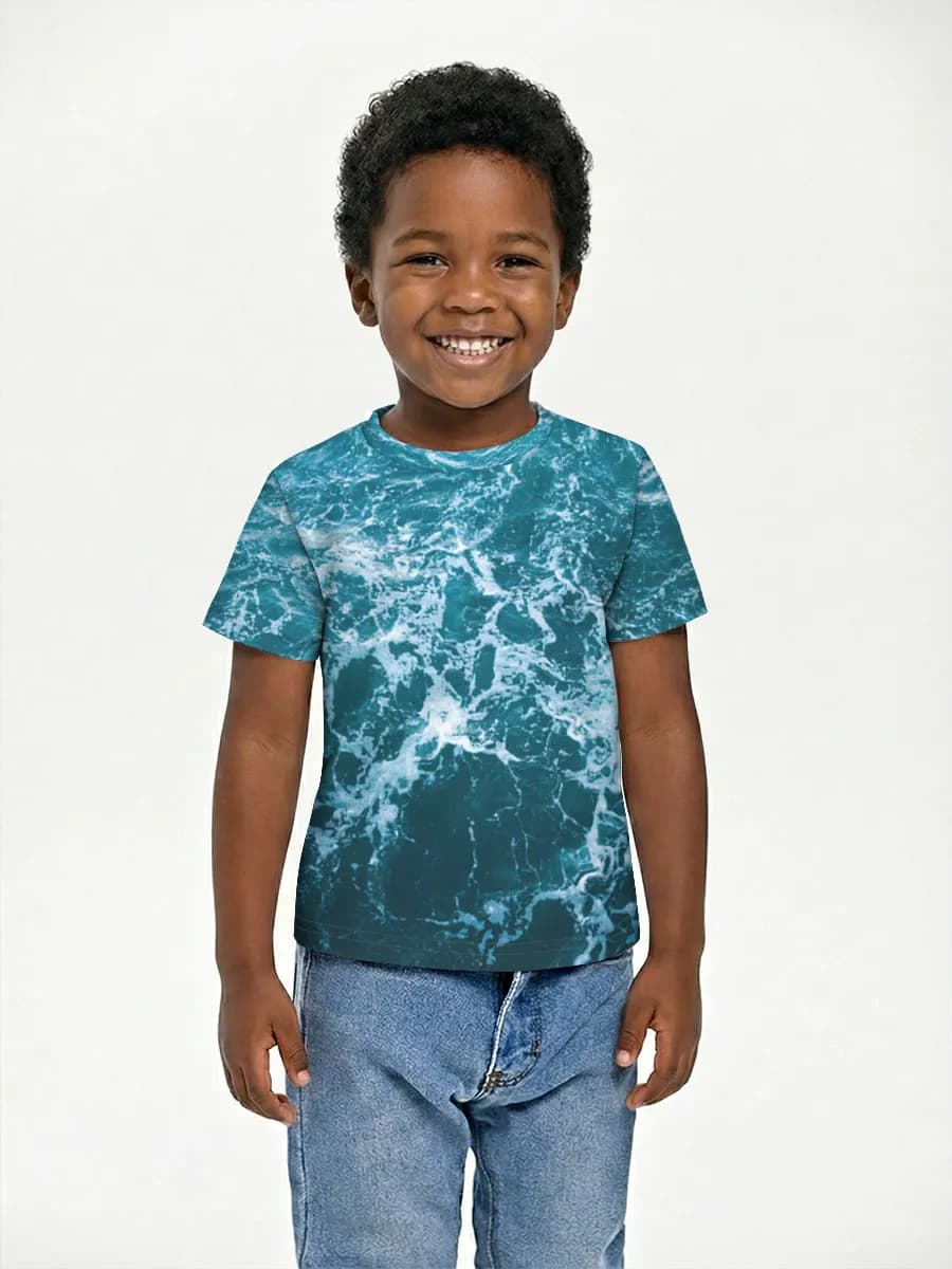 Camiseta Básica de Algodón Niño