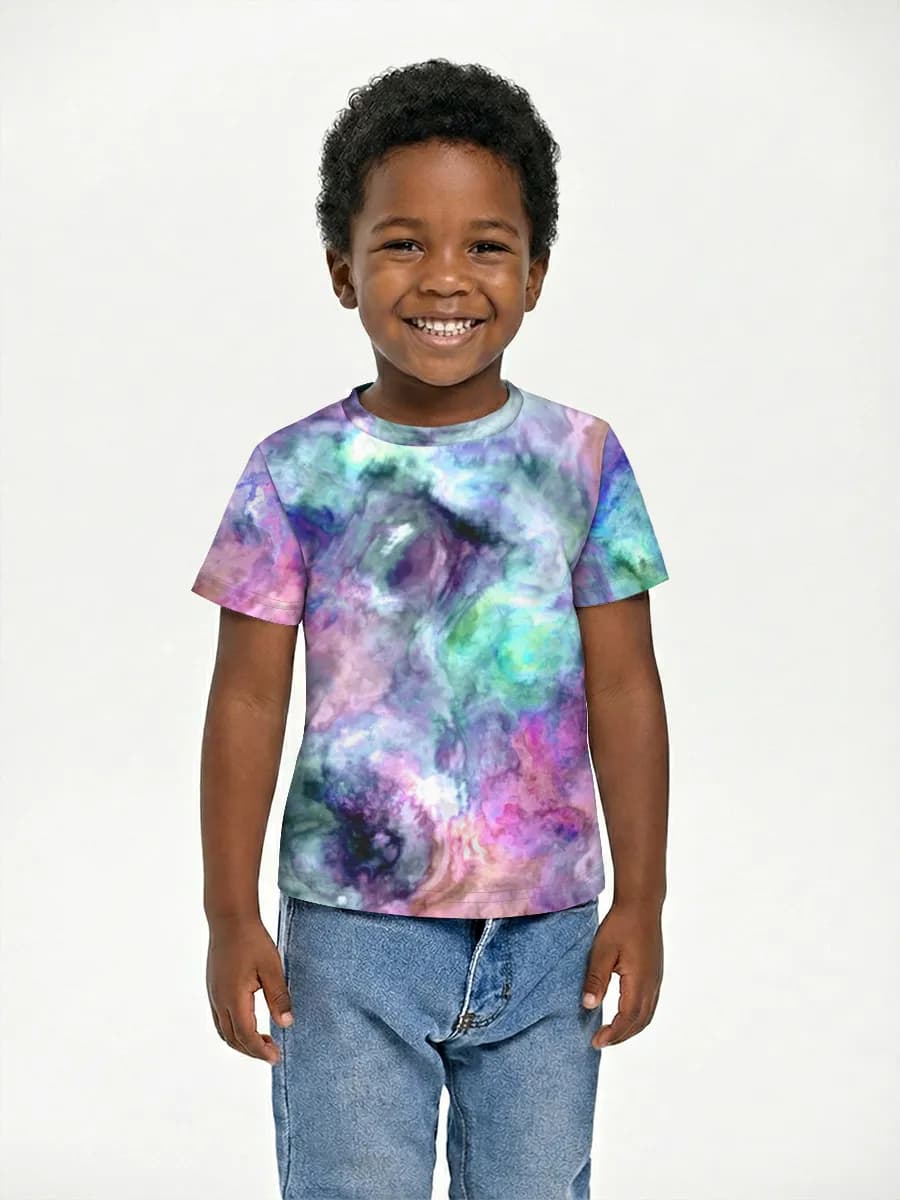 Camiseta Básica de Algodón Niño
