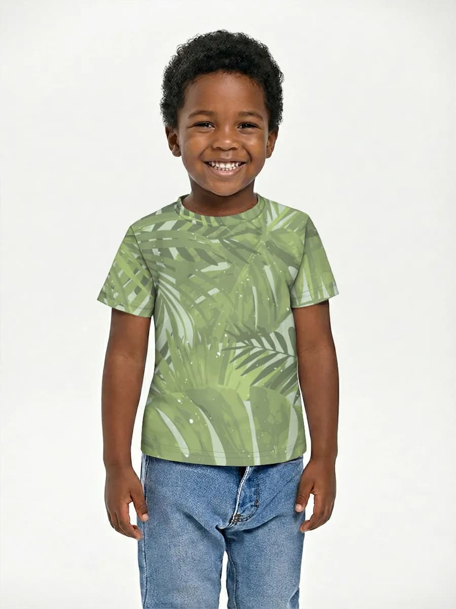 Camiseta Básica de Algodón Niño