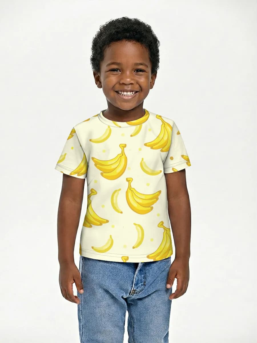 Camiseta Básica de Algodón Niño