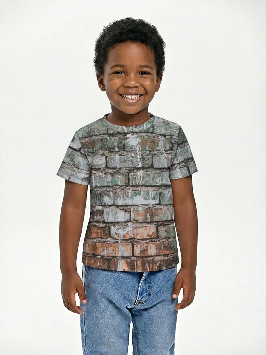 Camiseta Básica de Algodón Niño