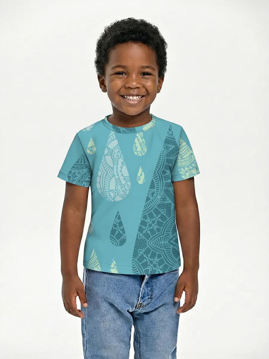 Boys' basic cotton T-shirt