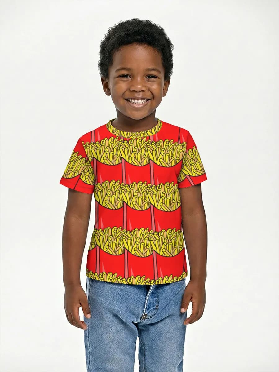 Camiseta Básica de Algodón Niño