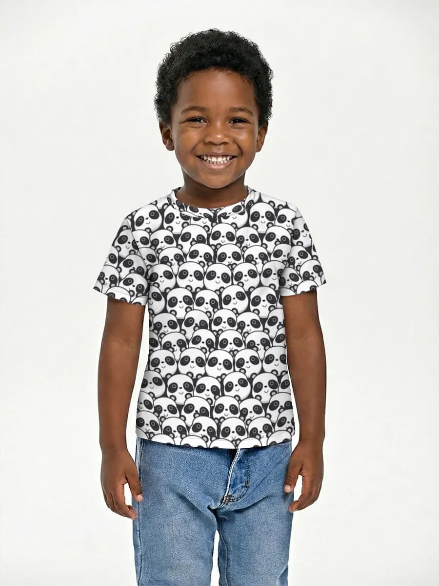 Boys' basic cotton T-shirt