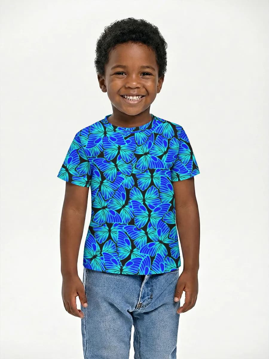 Boys' basic cotton T-shirt