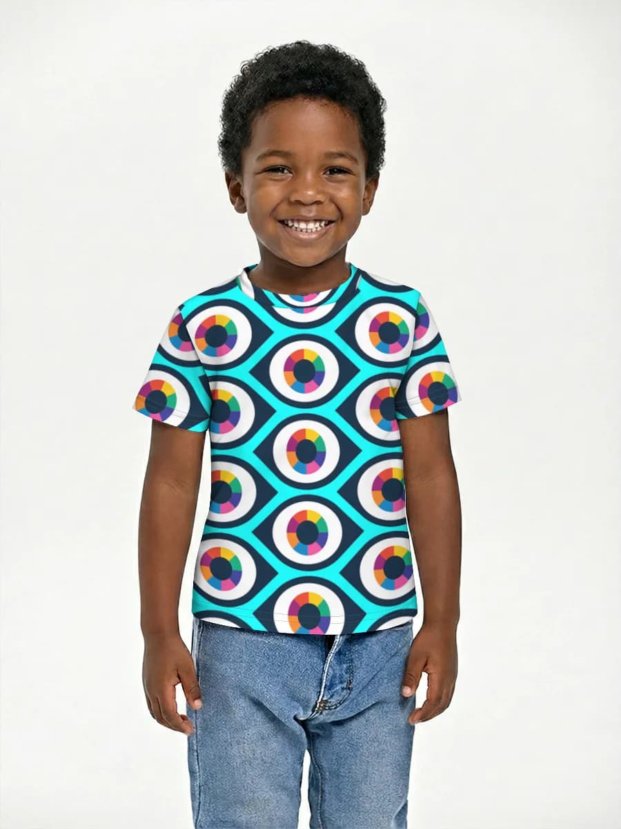 Basic Baumwoll-T-Shirt Jungen