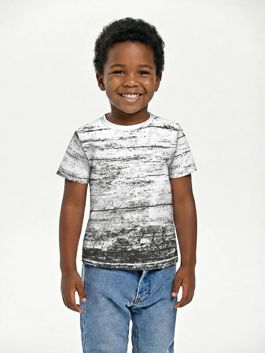 Boys' basic cotton T-shirt