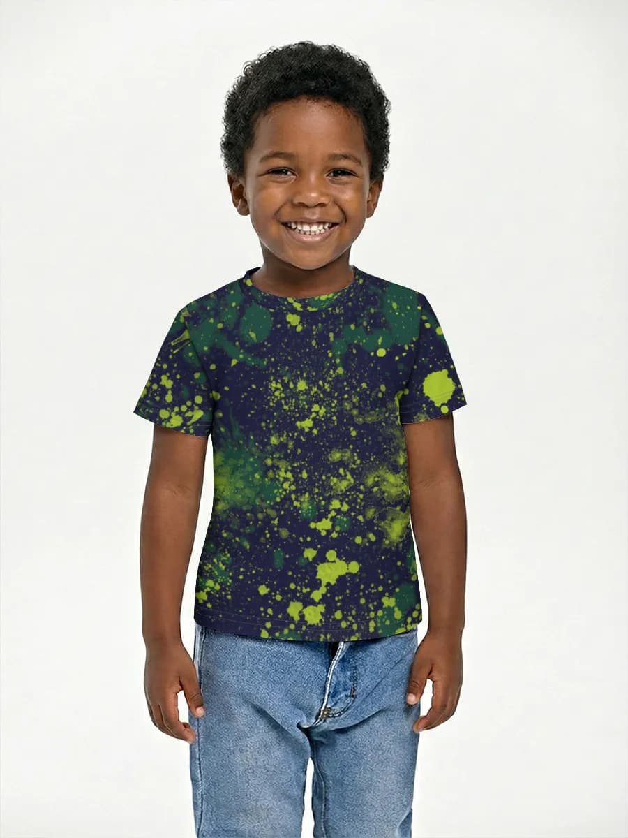 Basic Baumwoll-T-Shirt Jungen