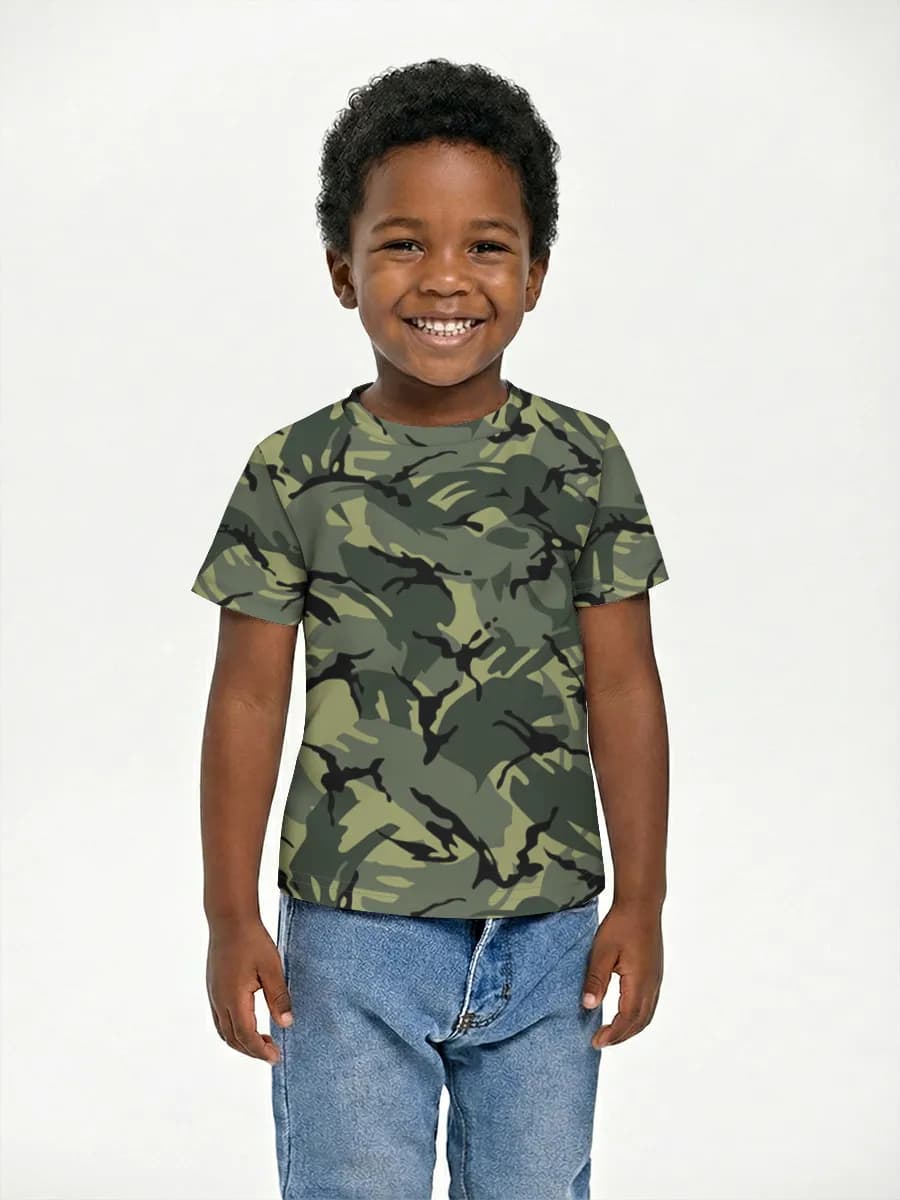 Boys' basic cotton T-shirt