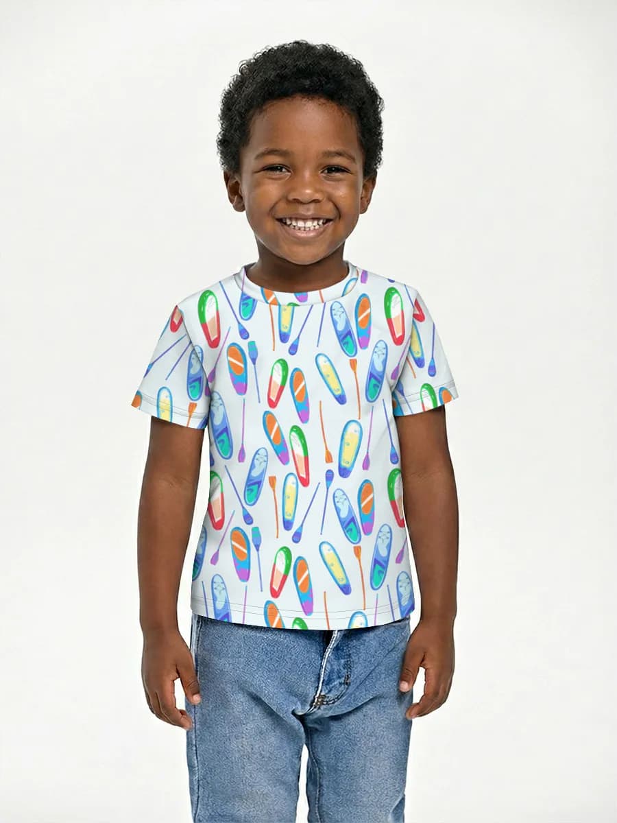Camiseta Básica de Algodón Niño