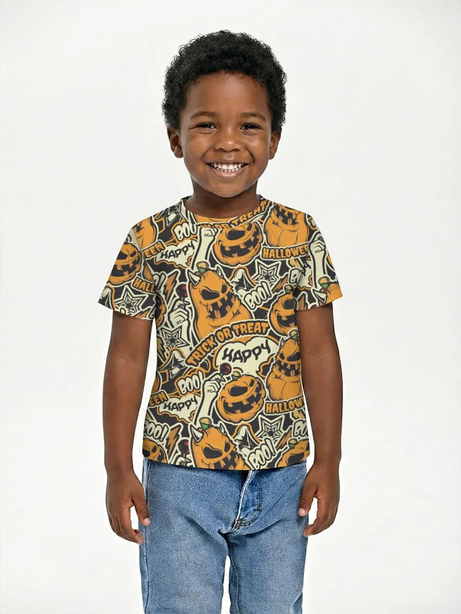 Camiseta Básica de Algodón Niño