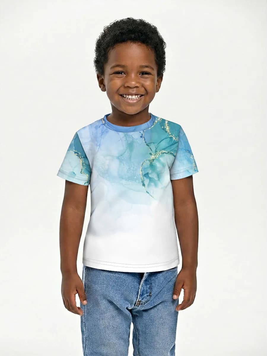 Camiseta Básica de Algodón Niño