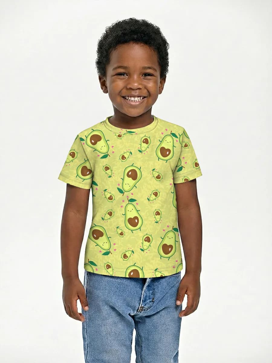 Boys' basic cotton T-shirt