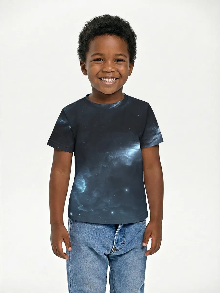 Boys' basic cotton T-shirt