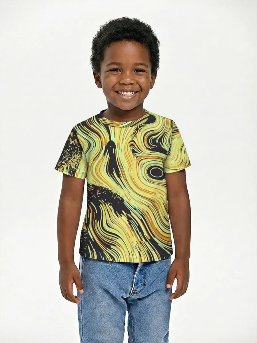 Camiseta Básica de Algodón Niño