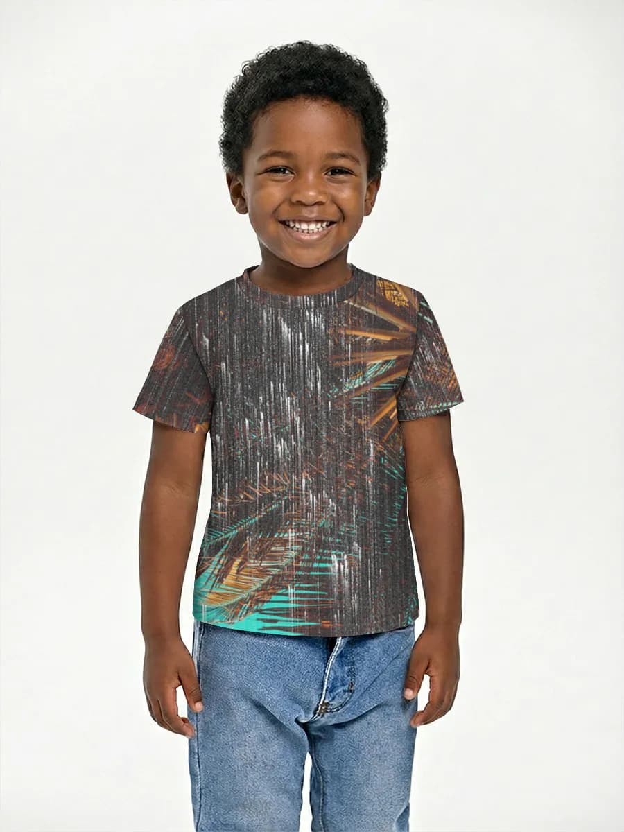 Boys' basic cotton T-shirt