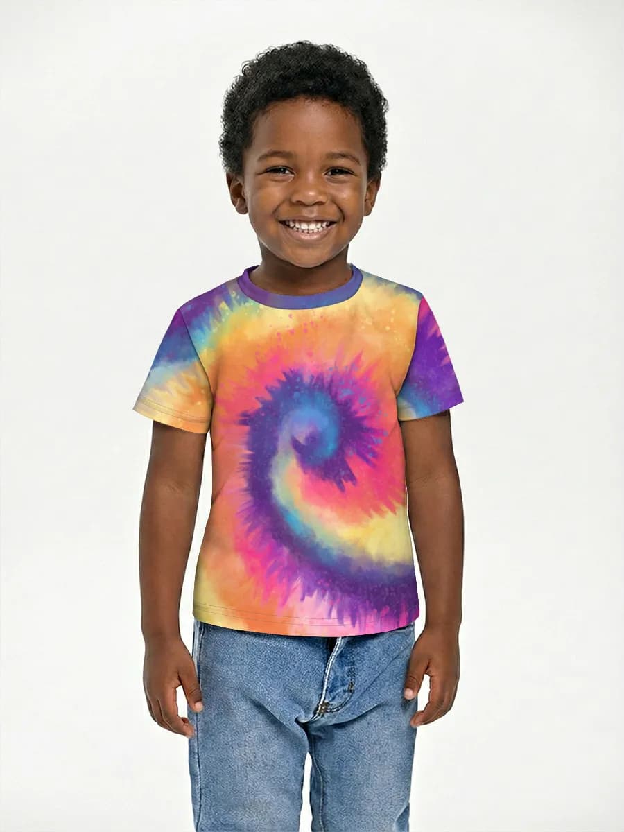 Boys' basic cotton T-shirt