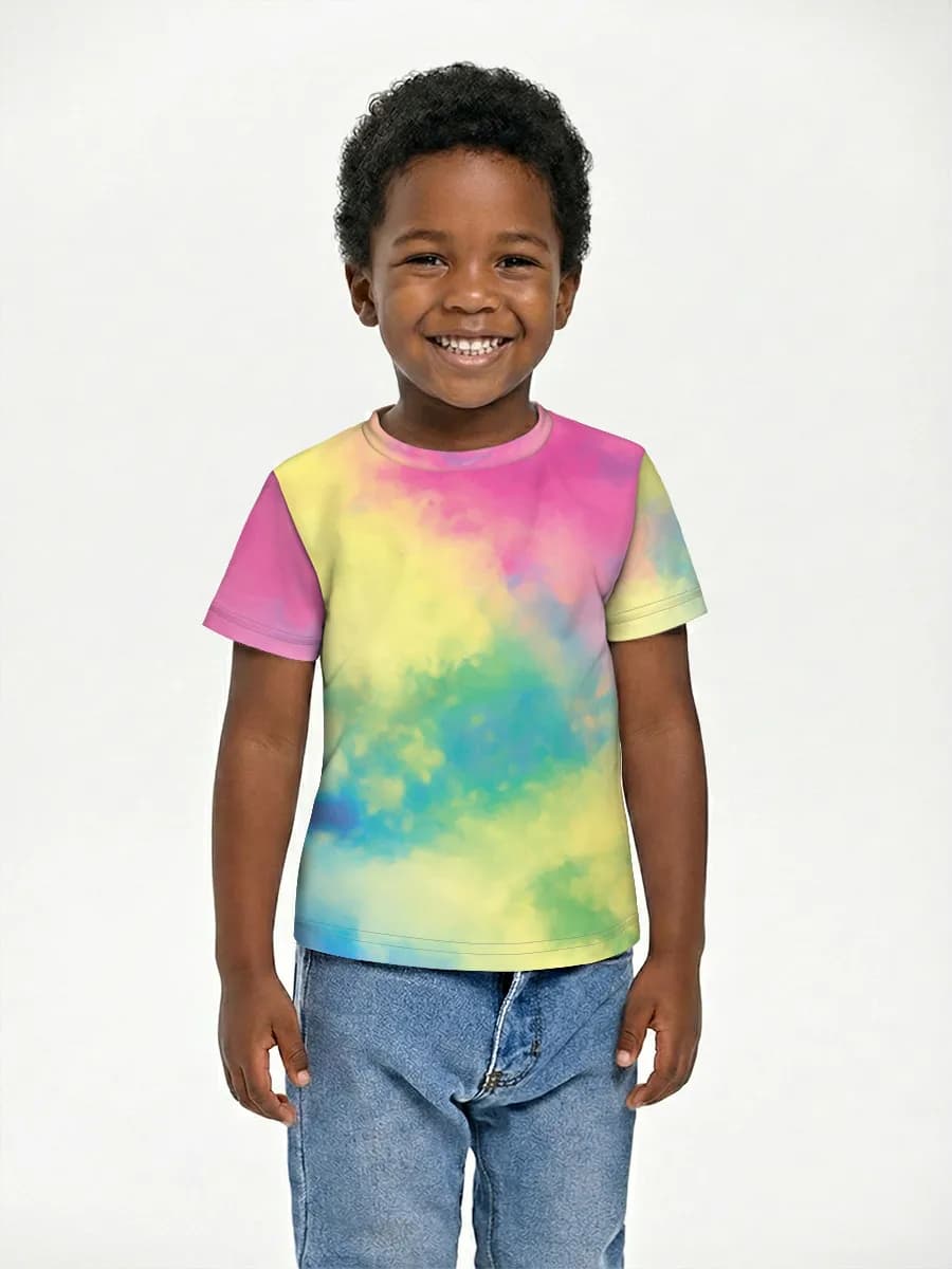Basic Baumwoll-T-Shirt Jungen