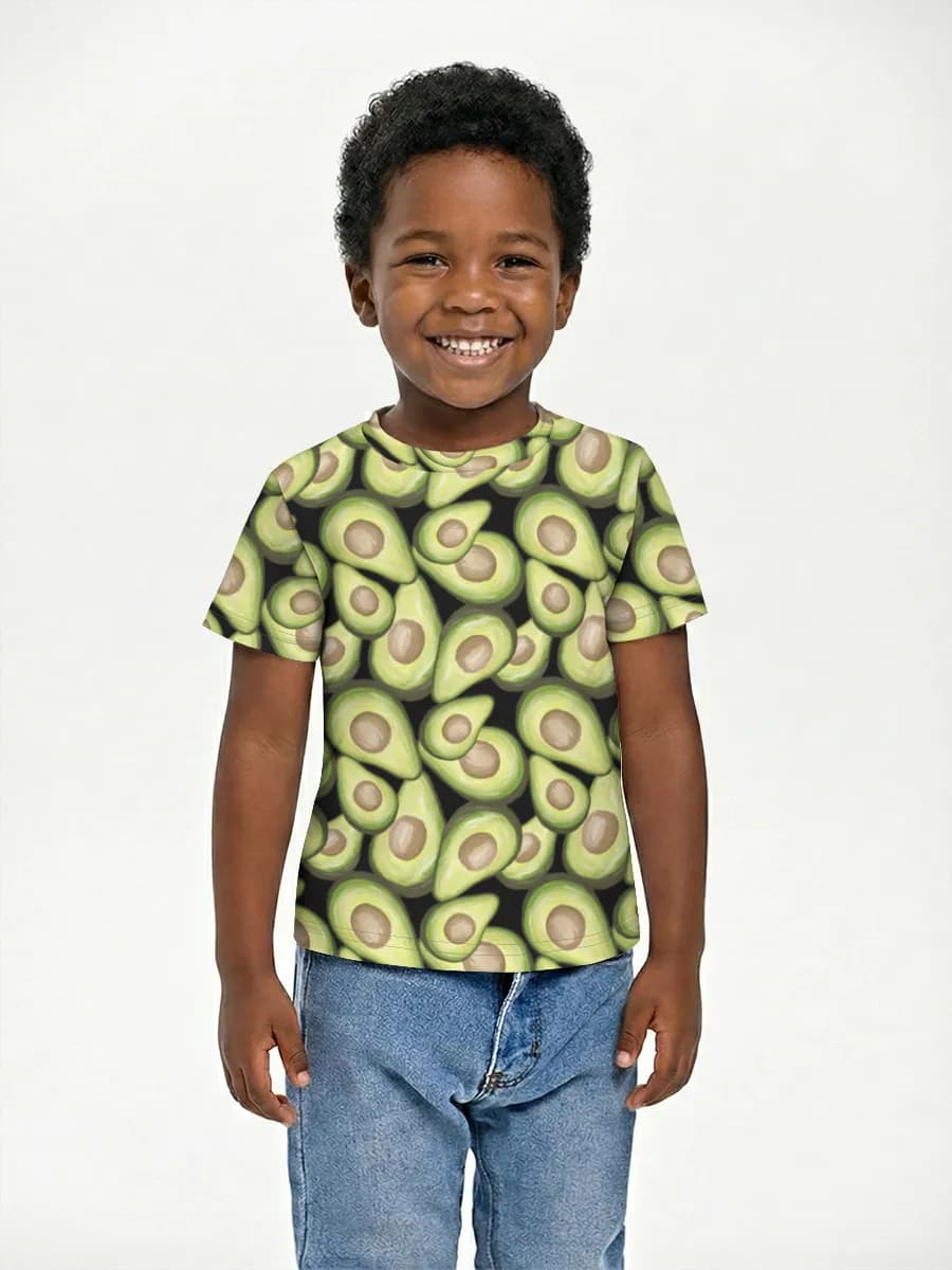Camiseta Básica de Algodón Niño