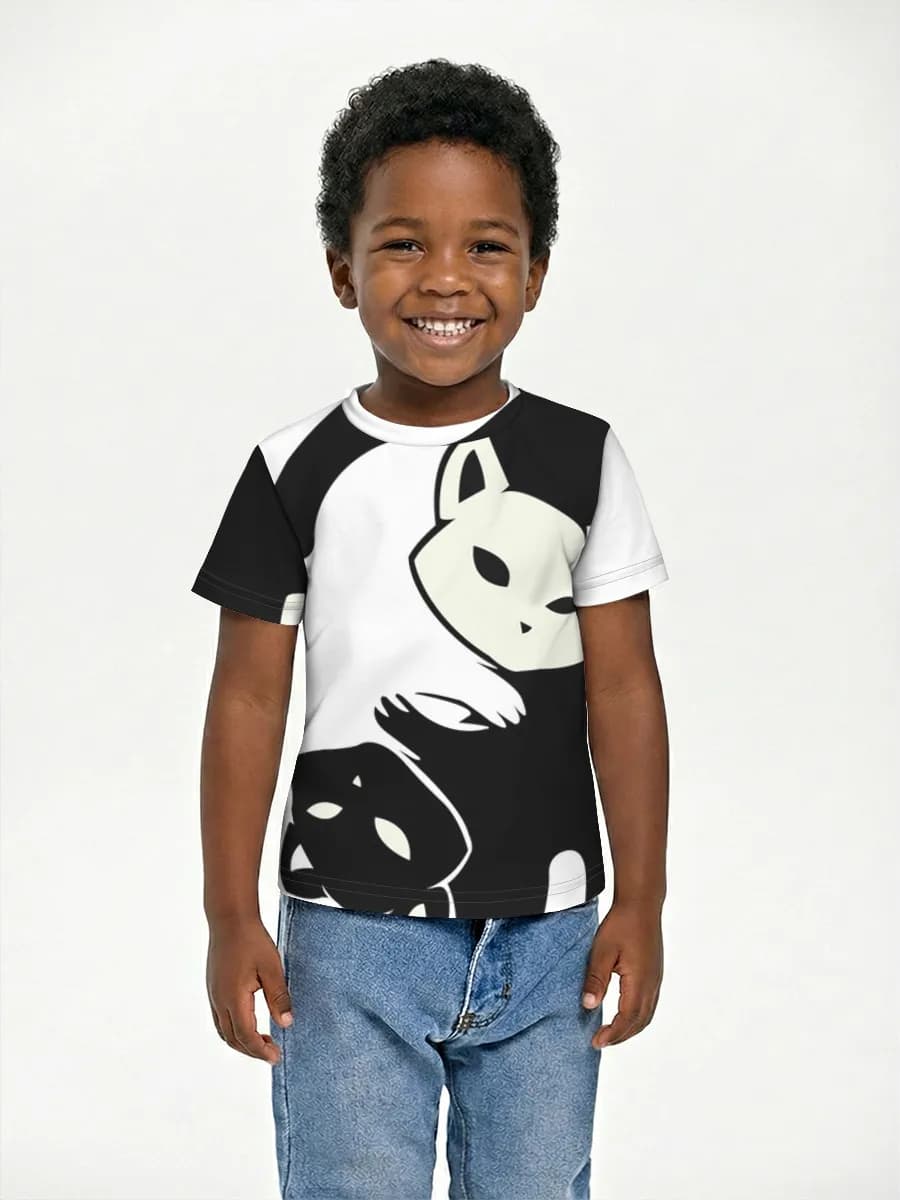 Boys' basic cotton T-shirt
