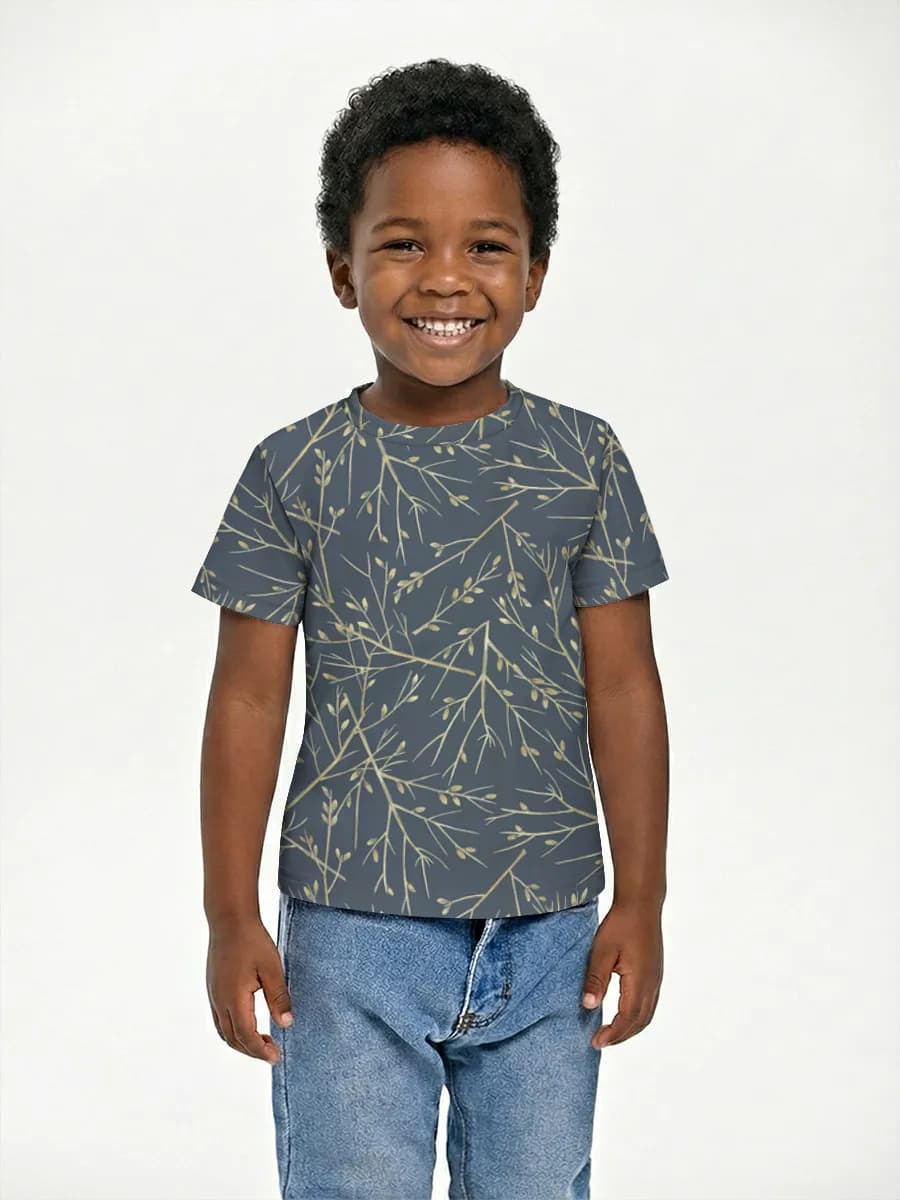 Camiseta Básica de Algodón Niño