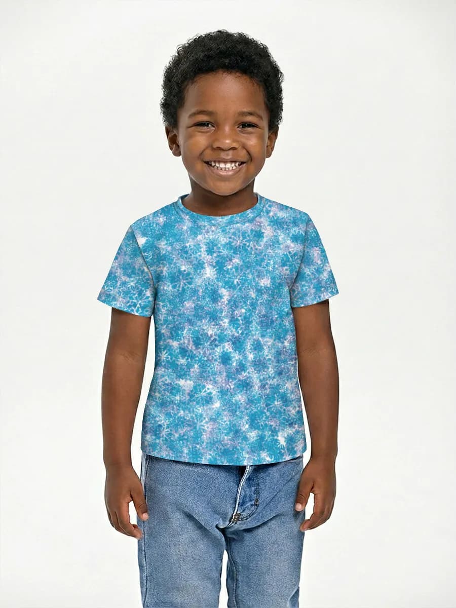 Boys' basic cotton T-shirt
