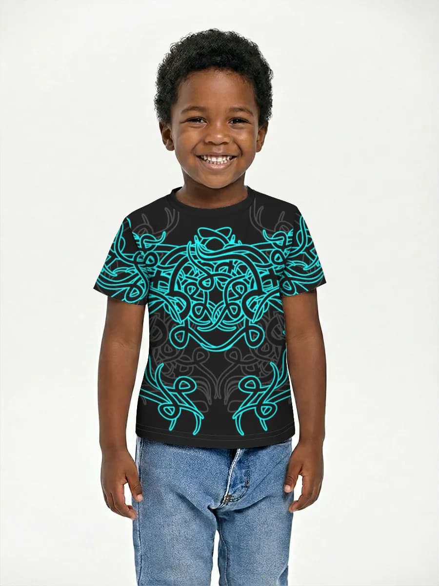 Boys' basic cotton T-shirt