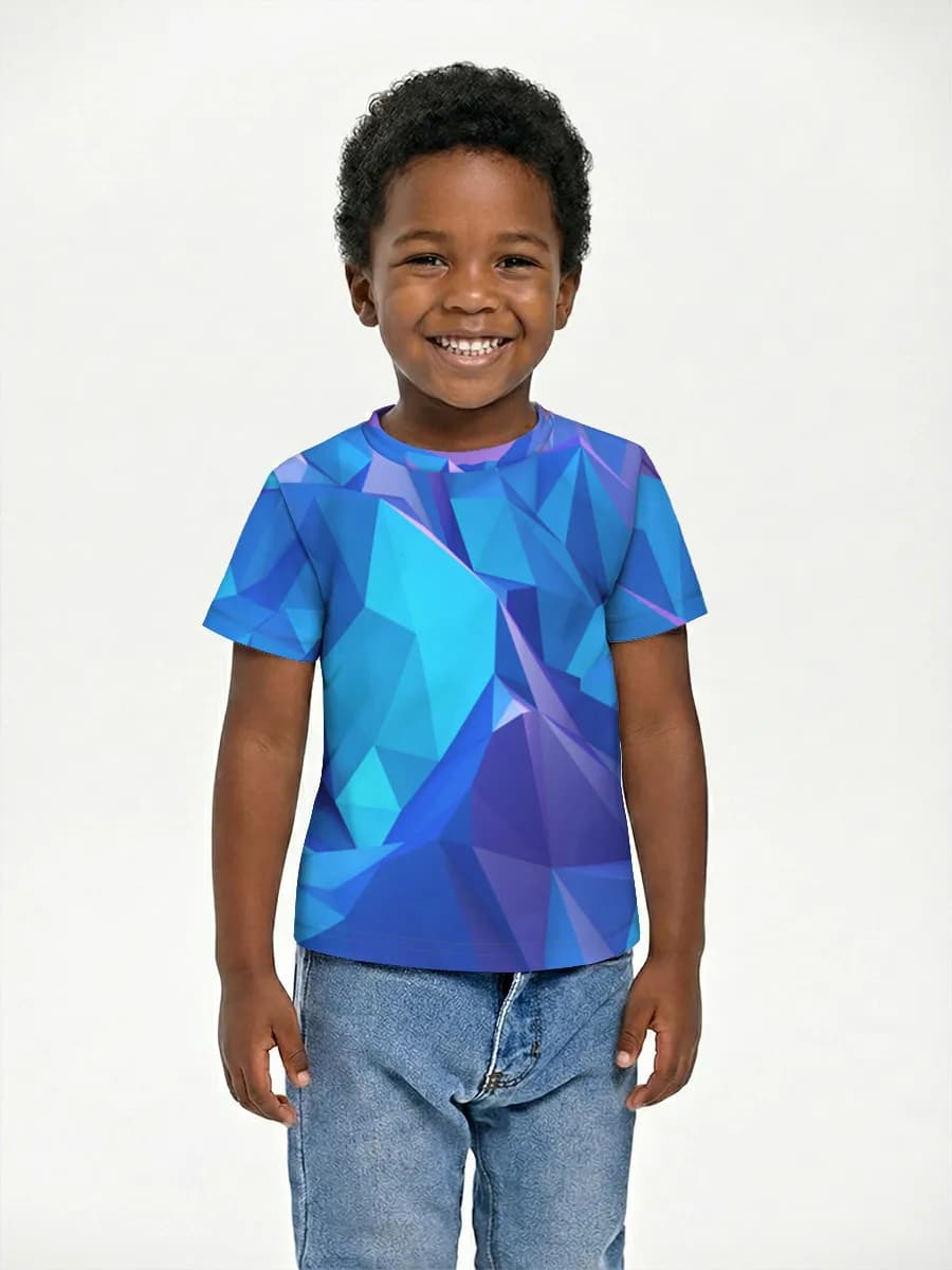 Boys' basic cotton T-shirt