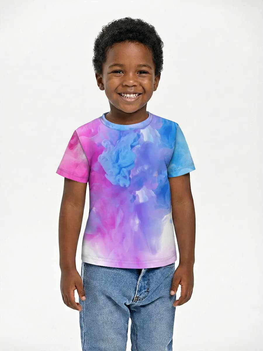 Boys' basic cotton T-shirt
