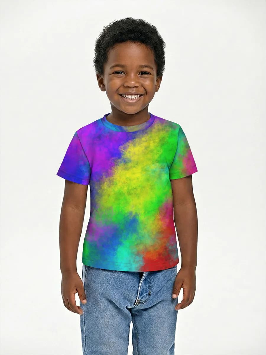 Boys' basic cotton T-shirt